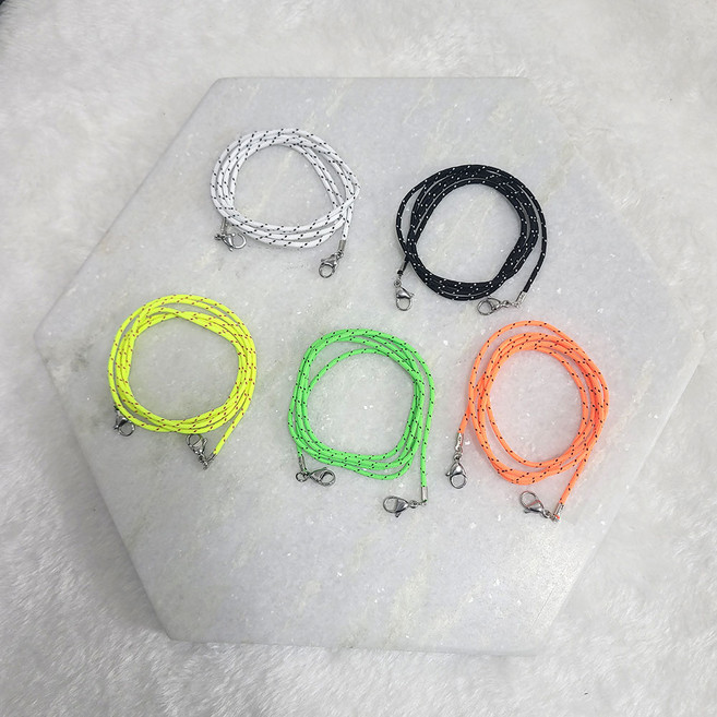 마스크스트랩 5종세트 마스크목걸이 2mm 로프 마스크줄