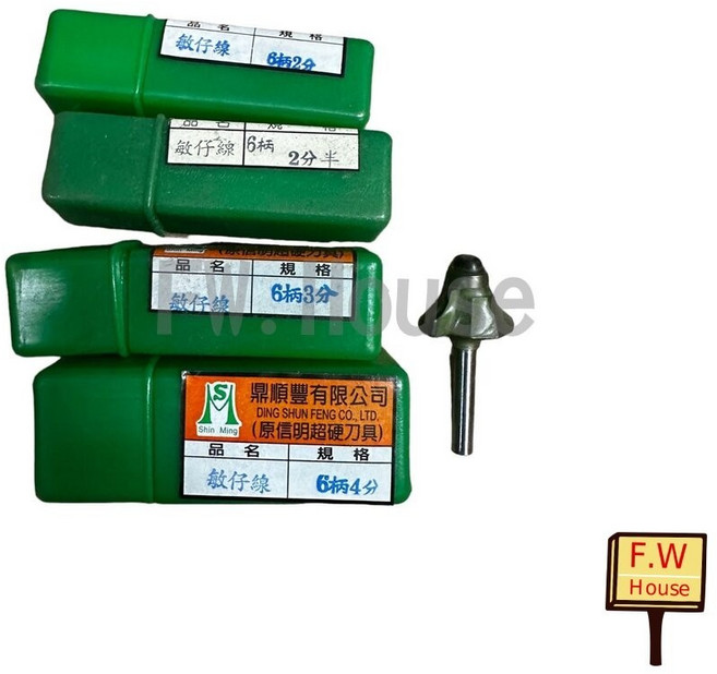 附發票 台灣製 敏仔線刀 6柄 修邊機專用 2分, 1個