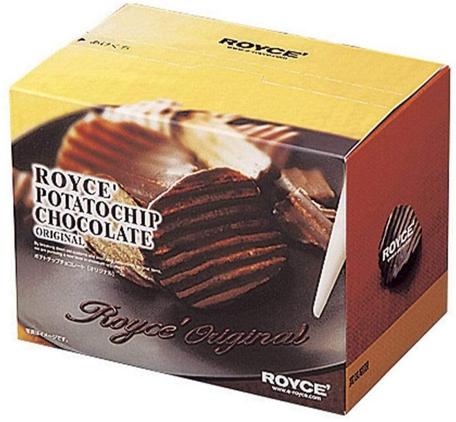 ROYCE 로이스 포테이토칩 초콜릿 오리지널 190g, 1박스, 1