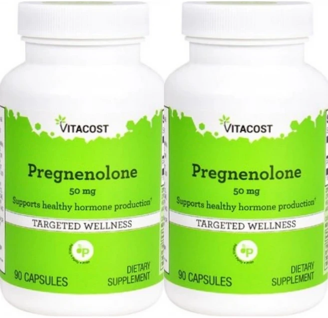 비타코스트 프레그네놀론 50mg, 2팩, 90정 - 쿠팡