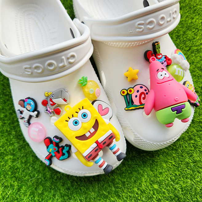 옐로우 바다친구들 14p set 실내화 꾸미기 신발 악세서리 파츠