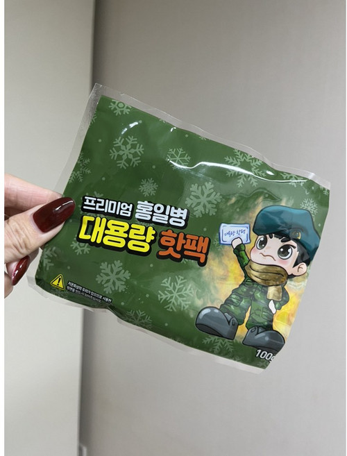 바른생활 군용 캠핑 야외활동 손난로 프리미엄 홍일병 대용량 핫팩 100g, 260개