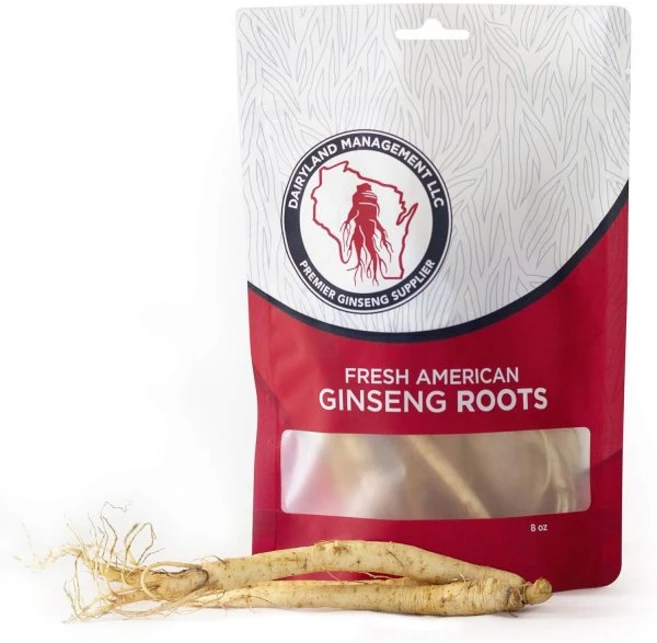 데어리랜드 신선 미국산 인삼 뿌리 8온스 위스콘신 농부에서 소비자로 직접 프리미엄 품질, 4 Ounce, 1개 - 쿠팡
