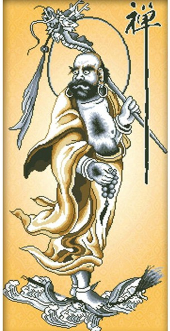 조이십자수 보석 십자수 B1025-달마도1, B1025-달마도 1, 1개