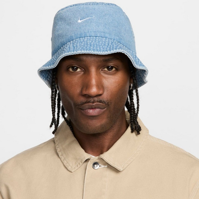 [국내매장판] 나이키 에이펙스데님 버킷 햇 썬더 블루