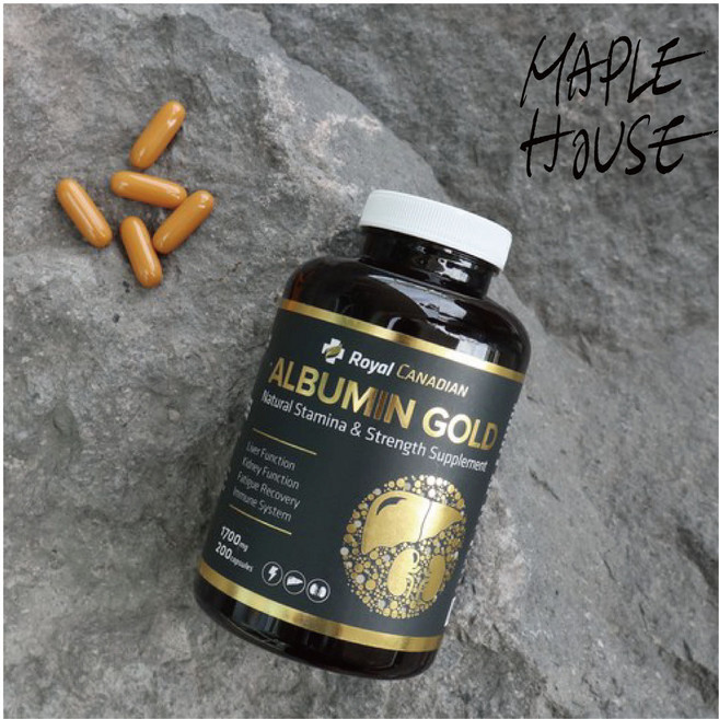 캐나다 고함량 알부민 골드 간 로얄캐네디언, 200정, 1개