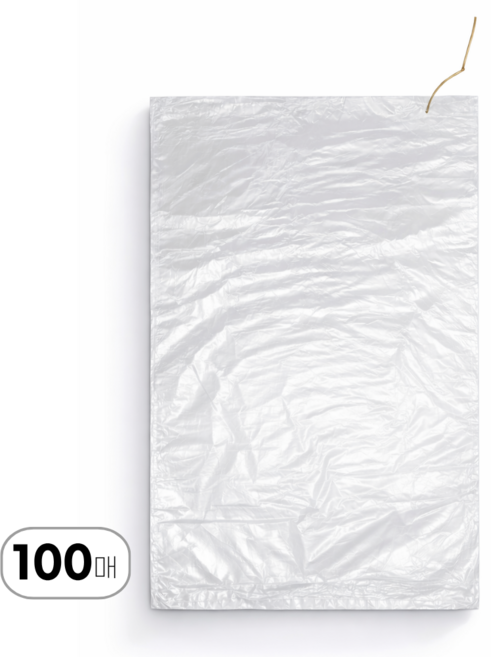 살림코드 10리터 위생 투명비닐봉투 38 X 50cm 100매 주방 재활용 분리수거함 비닐 음식물 쓰레기봉투, 1세트, 10L