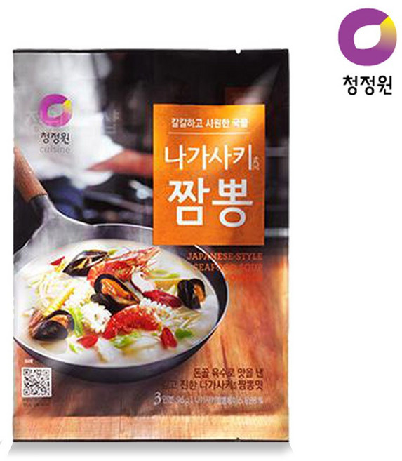 청정원 나가사키 짬뽕 베이스 96g, 4개