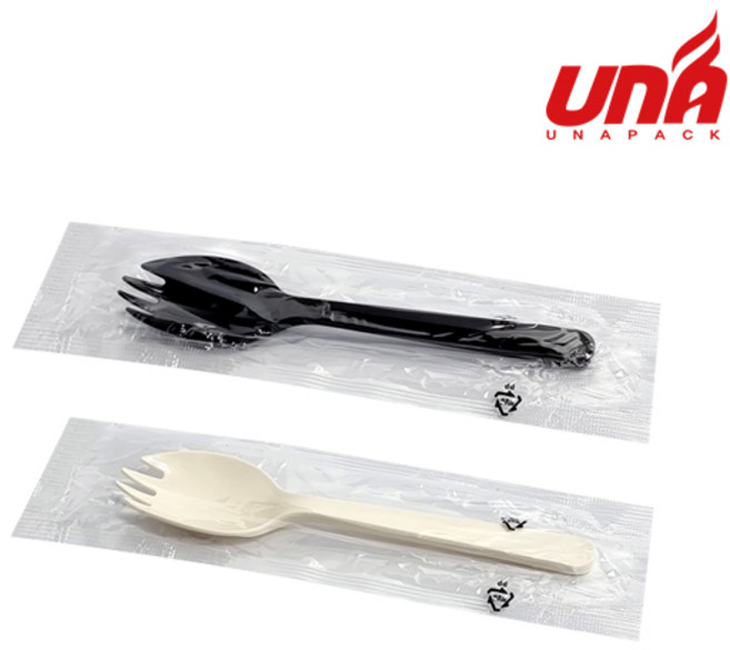 TY스포크 소 PP 개별포장 검정, 1개, 1500개