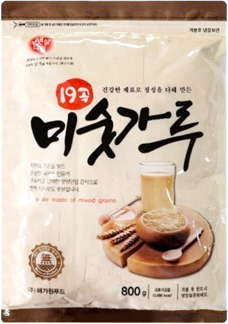 해가원 햇살나래 19곡 미숫가루 800g 1개