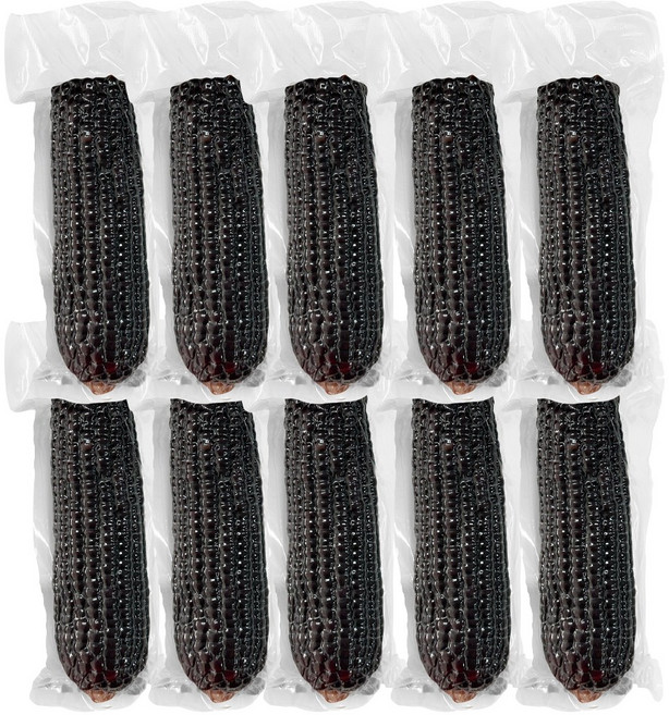 아삭한 맛 든든한 건강간식 엉클디어 삶은 찰옥수수 실온보관 검정찰옥수수 흑찰옥수수 250g, 10개, 250