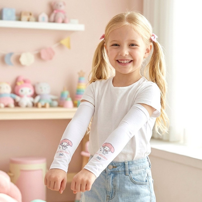 [2026신상] 코지24 산리오 마이멜로디 쿨토시 아동 어린이 키즈 여름 냉감 팔토시 선물