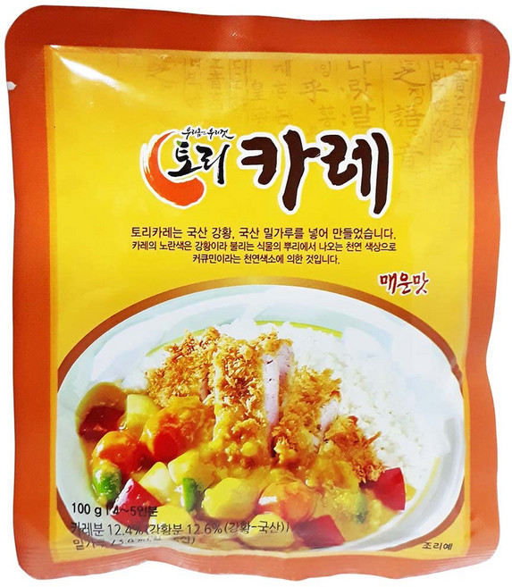 토리식품 토리 매운맛 카레 100g 10개