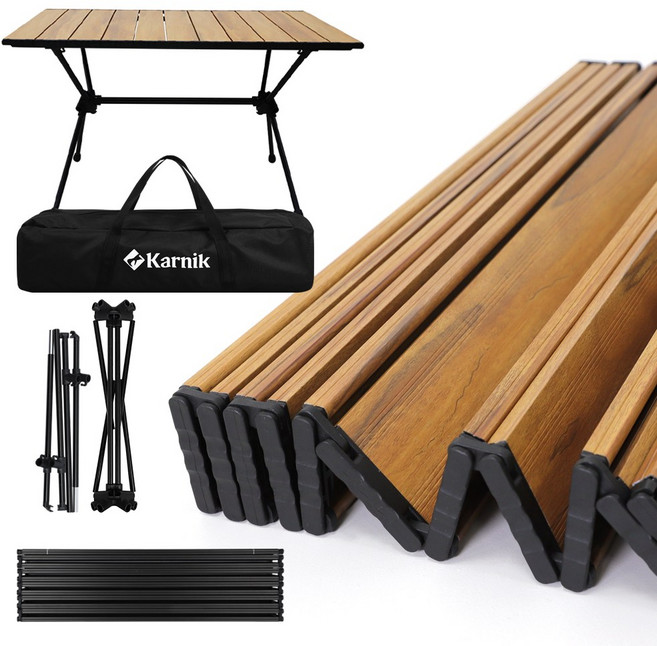 카르닉 경량 테이블 투웨이 입식 좌식, 경량 우드