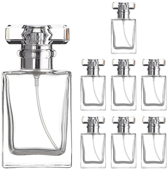 카타니아 실버캡 30ml 향수 공병 스크류타입 용기 만들기 재료 퍼퓸 스프레이 유리 DIY, 8개