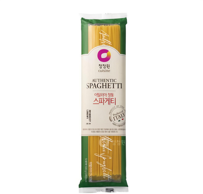 청정원 이탈리아 정통 스파게티면, 500g, 4개