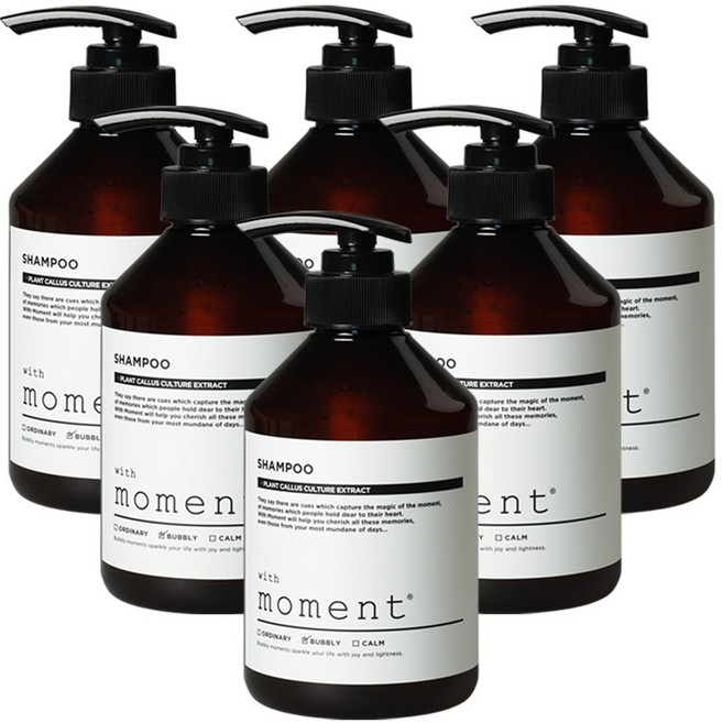 위드모먼트 샴푸, 6개