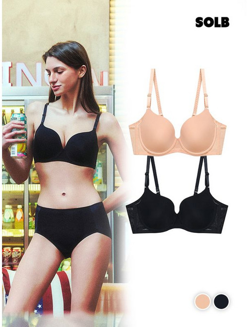 솔브 A G컵 빅사이즈 부유방 커버 브라 SSET823