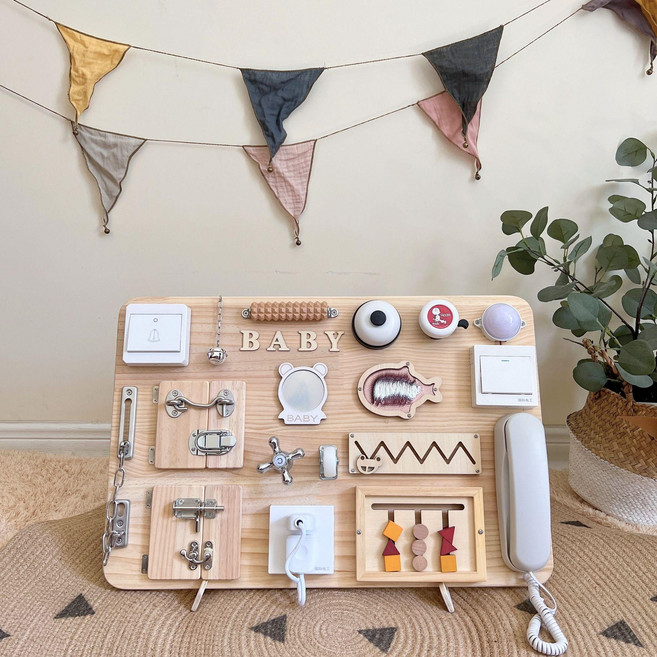 이오 비지보드만들기 비지북 놀이 신나는놀이 보드, 스타일 C 재료 키트