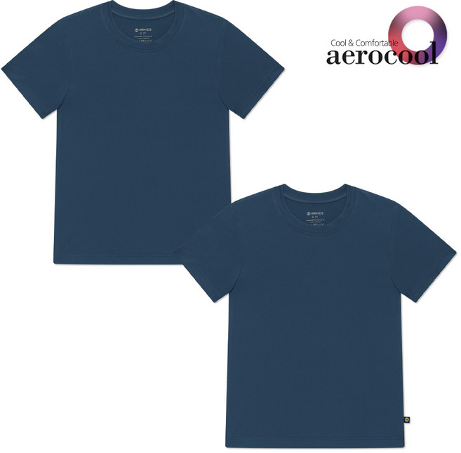 엠알키즈 아동 에어로쿨 베이직 티셔츠 2매세트 SC020