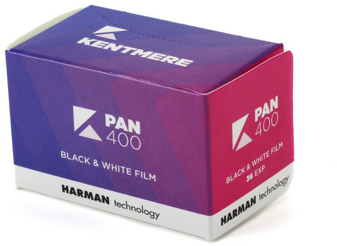 Kentmere PAN 400 黑白負片 135 底片 36張, 1個