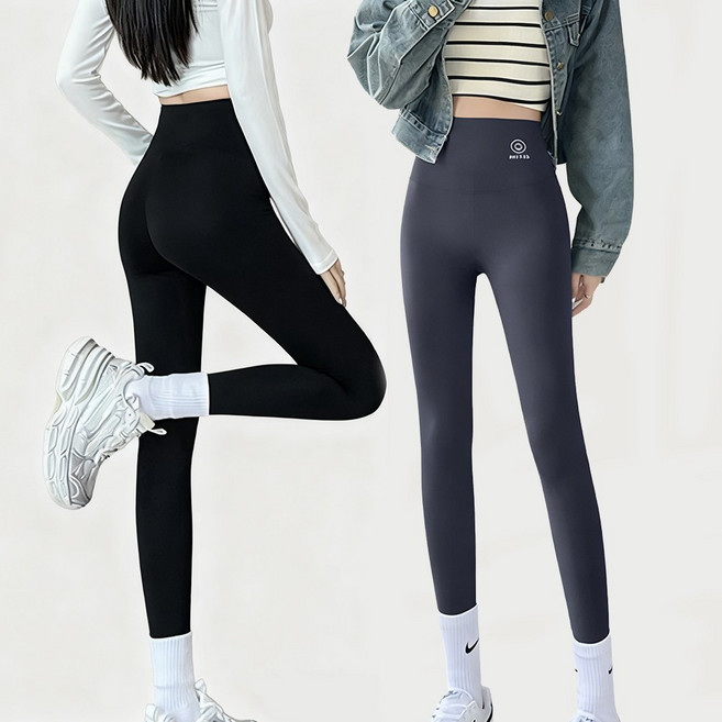 [2장 세트] 여자 하이웨스트 시그니쳐 9부 레깅스 요가복 필라테스 운동복 런닝 헬스 하의