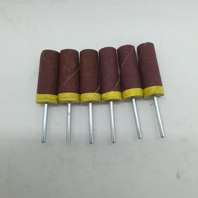 추사포 원형페퍼 번데기사포 골팽이 3파이 6파이 원뿔 원통 원형빼빠 추빼빠, #80, 13x6, 원통형, 1개