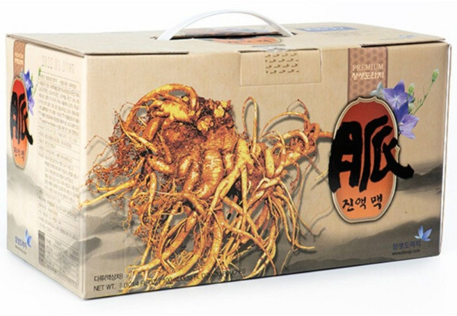 장생도라지 진액 맥 / 1박스, 30개, 70ml