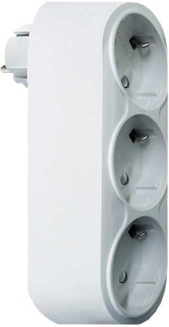 현대일렉트릭 안전한 국내산 멀티탭 절전 개별스위치 T자 일반형 회전형 2구 3구, 1개, 회전 일반 3구 멀티탭, 10cm