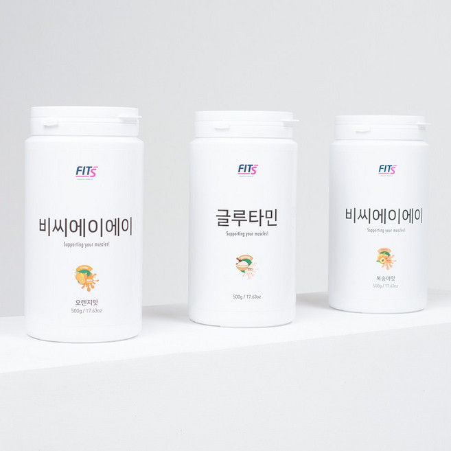 핏츠 BCAA 글루타민, 500g, 2개