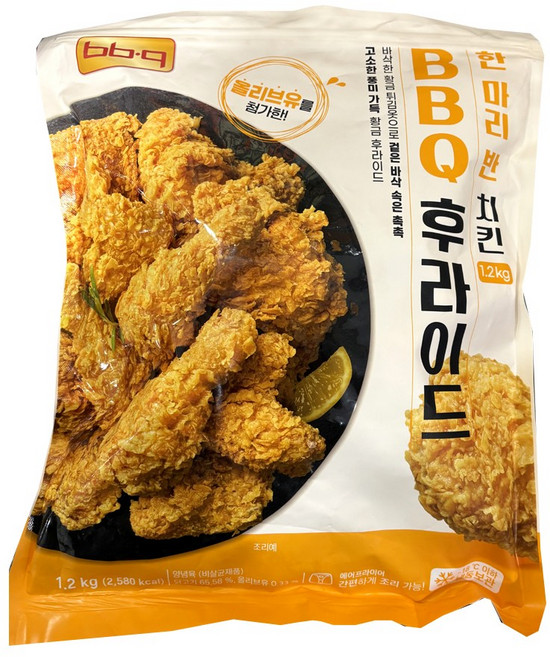 코스트코 BBQ후라이드 한마리반 치킨 /냉동, 1.2kg, 1개