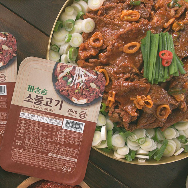 [쇼핑온TV] 파송송 양념 소불고기 고추장불고기, 1세트, 1kg