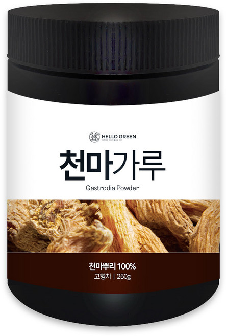 헬로우그린 국내산 프리미엄 분말 천마가루, 250g, 1개