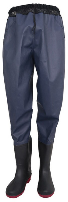 디펜즈만 허리밴드 바지장화, 네이비, 260