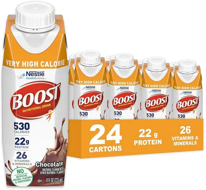 고칼로리 바닐라 영양 음료 - 단백질 22g 영양소 풍부 칼로리 530 8 Fl Oz(24팩), Chocolate, 8 Fl Oz (Pack of 24), 946ml - 쿠팡