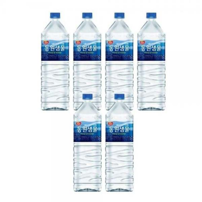동원샘물 먹는샘물 동원샘물 먹는샘물 생수 샘물 지하심층수, 2L, 6개