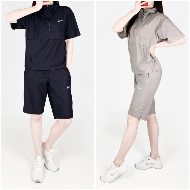 나이키 반집업 후드 아노락 5부 세트 남여공용 커플 단체 AO