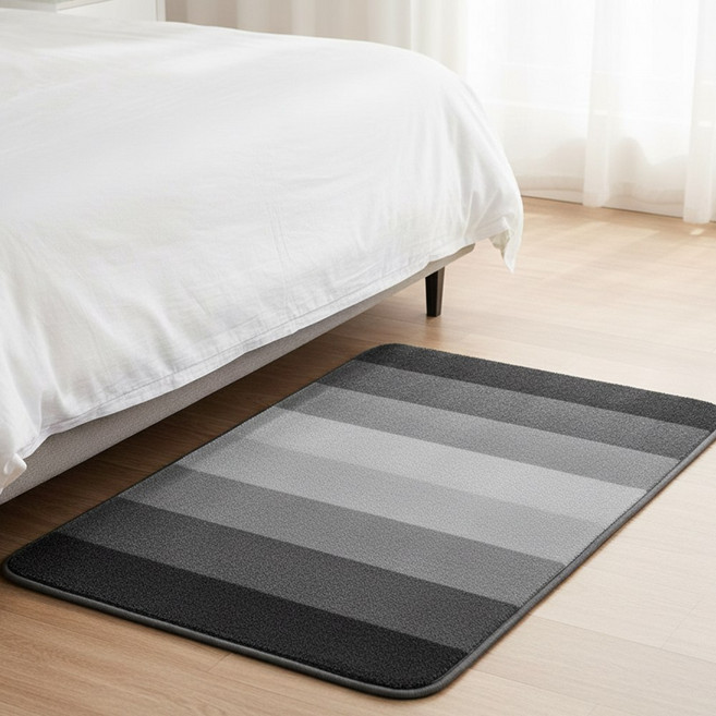침대발매트 욕실 현관 앞 발매트 러그, 옴브레그레이