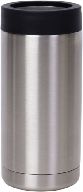 혼술반려 보온 보냉컵 스테인리스 캔쿨러 아이싱 맥주캔홀더, 1개, 500ml 실버