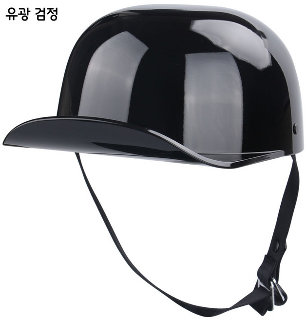 선호그룹 스냅백헬멧 유광 무광 철모 하이바 소두핏 오토바이 오프로드 반모 배달 배달대행 바이크 초경량 야구모자 헬멧, XXL, 유광 검정