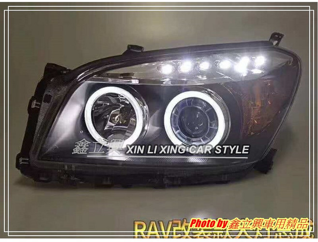 RAV4 08-12年 LED 顆粒款 雙光圈 魚眼大燈, 1個