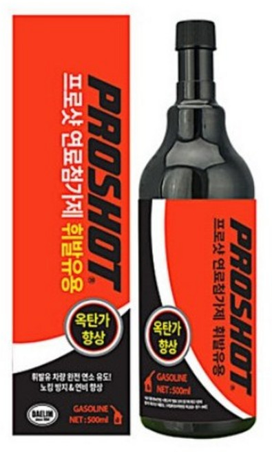 프로샷 연료첨가제 500ml 대림기업 연비개선 노킹방지 카본 슬러지제거 출력개선 소음과 매연감소 휘발유 경유, 디젤/경유, 3개