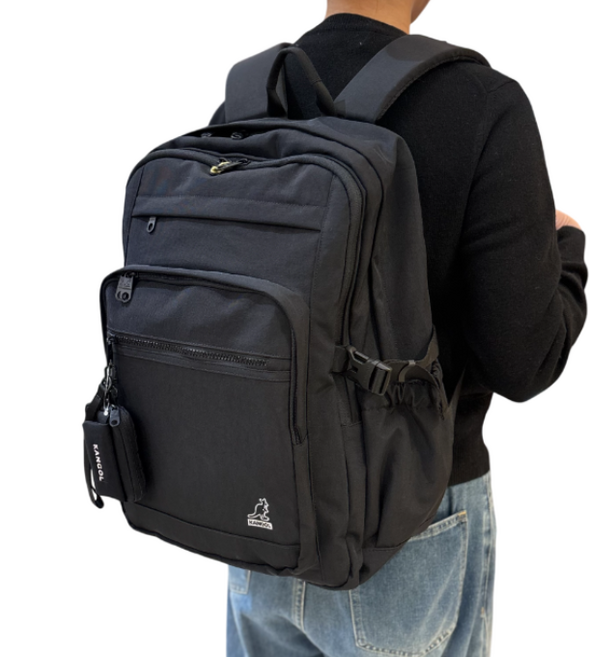 [국내정식매장] 캉골 가방 Kangol 레트로코어 스튜던트 백팩 1469 블랙 책가방