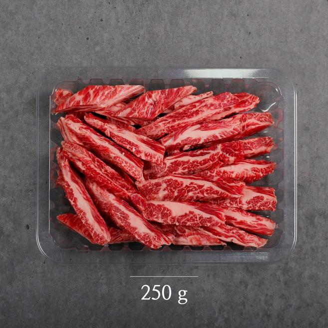 (냉장암소)한우 1등급 갈비살 250g, 1개