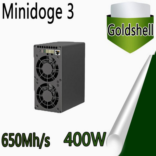 Goldshell MINI DOGE III 도지 코인 리트코인 채굴 Asic 암호화 하드웨어 조용한 홈, 02 MINI DOGE 3, 1개
