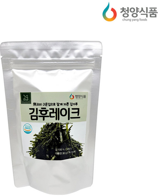 꼬손 무조미 김가루 김절편 김후레이크 20g, 1개, 김