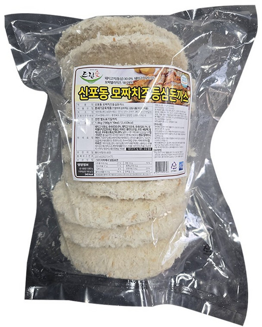 드림애 신포동 모짜치즈 등심돈까스 1.8kg, 1개