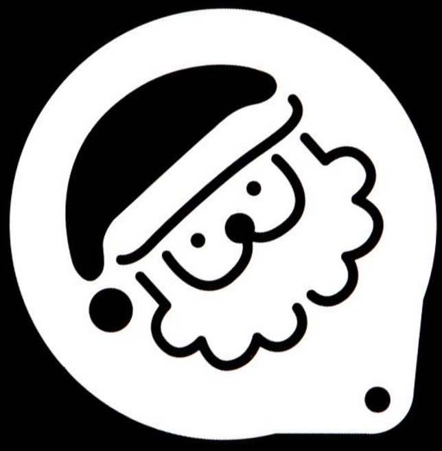 스테인레스 크리스마스 산타 쿠키만들기 스텐실 도안 hot*08244gu, 1개