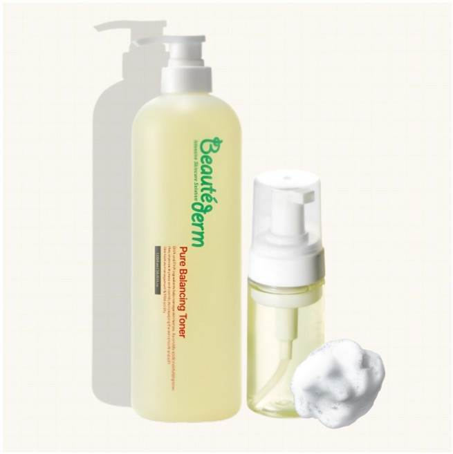 보떼덤 퓨어 발란싱 토너 1000ml 1개[버블토너]+공병 1개, 1L