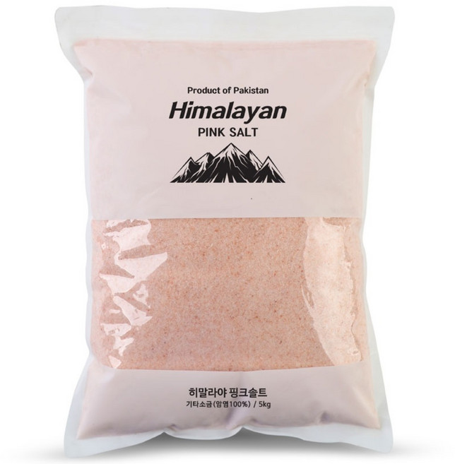 블루오션 히말라야 핑크솔트 (고운소금) 핑크소금 용량선택, 1개, 5kg